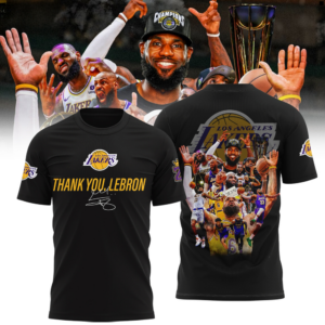 Los Angeles Lakers Thank You Lebron James Graphic Premium T-Shirt
