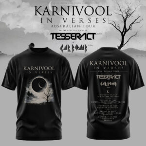 Karnivool In Verses Australian Tour 2026 Exclusive Fan T-Shirt