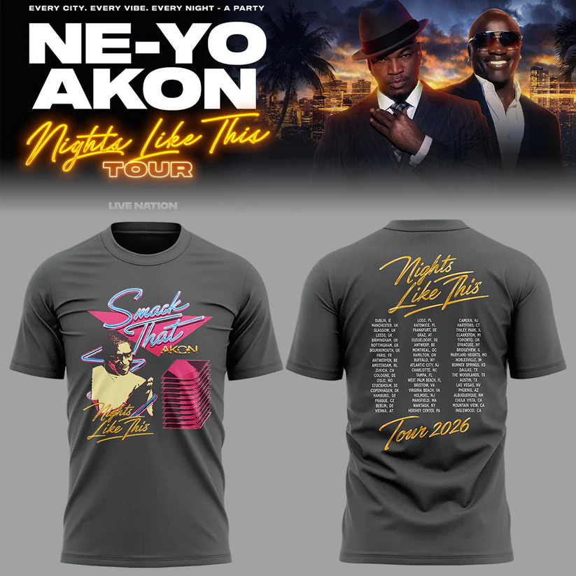 Nights Like This Tour 2026 Shirt Streetwear Music Fan Limited Edition