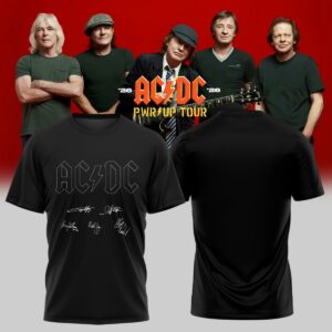 Acdc Power Up Tour 2026 Graphic T-Shirt Premium Rock Tour Edition