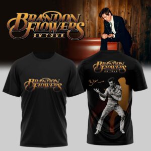 Brandon Flowers On Tour 2026 Collector Edition T-Shirt Music Fan Apparel