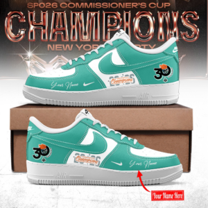 New York Liberty Wnba Commissioners Cup Champions Air Force Sneakers V2