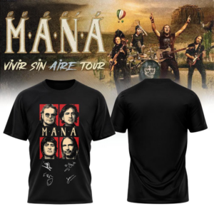 Man?? Vivir Sin Aire Tour 2026 Official Tour T-Shirt Collection