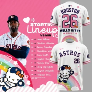Houston Astros X Hello Kitty Night 2026 T-Shirt