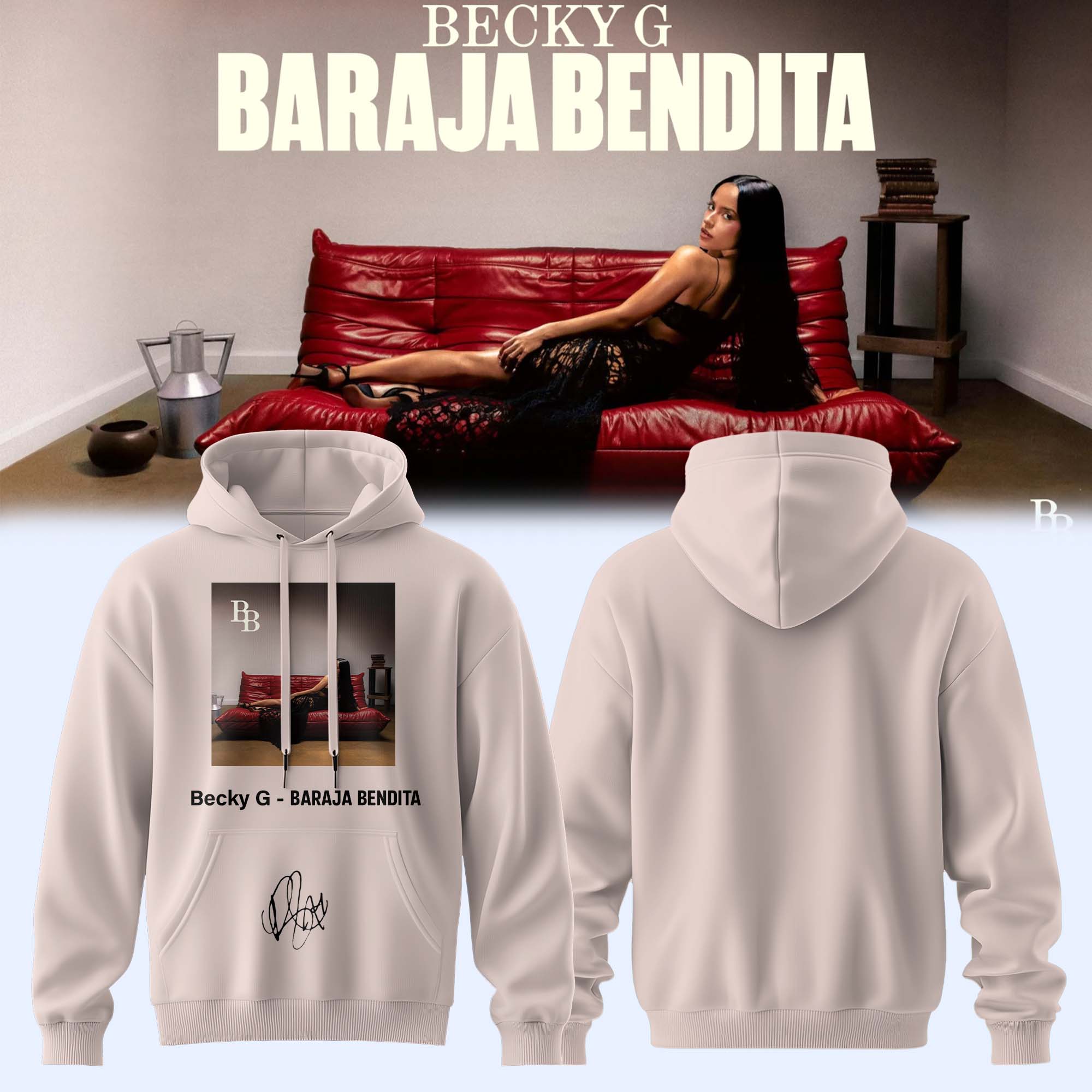 Becky G Baraja Bendita Signature Limited Edition Hoodie Premium Fan Apparel