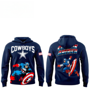 Dallas Cowboys Captain America Marvel Special Edition Hoodie