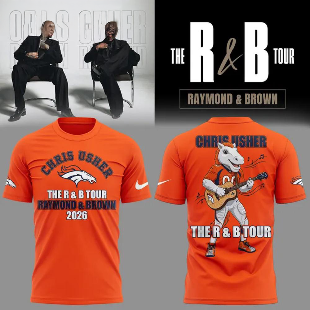 Usher Raymond & Chris Brown The R&B Tour 2026 Limited 3D Shirt Fan Collection