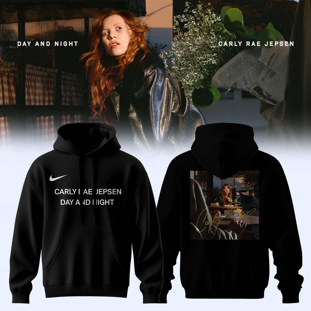 Carly Rae Jepsen Album Day And Night Limited Signature Black Hoodie Fan Edition