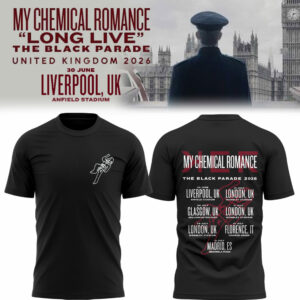 My Chemical Romance The Black Parade Tour 2026 Premium Band T-Shirt Collection