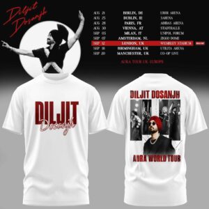 Aura World Tour 2026 Europe Uk Premium Concert T-Shirt