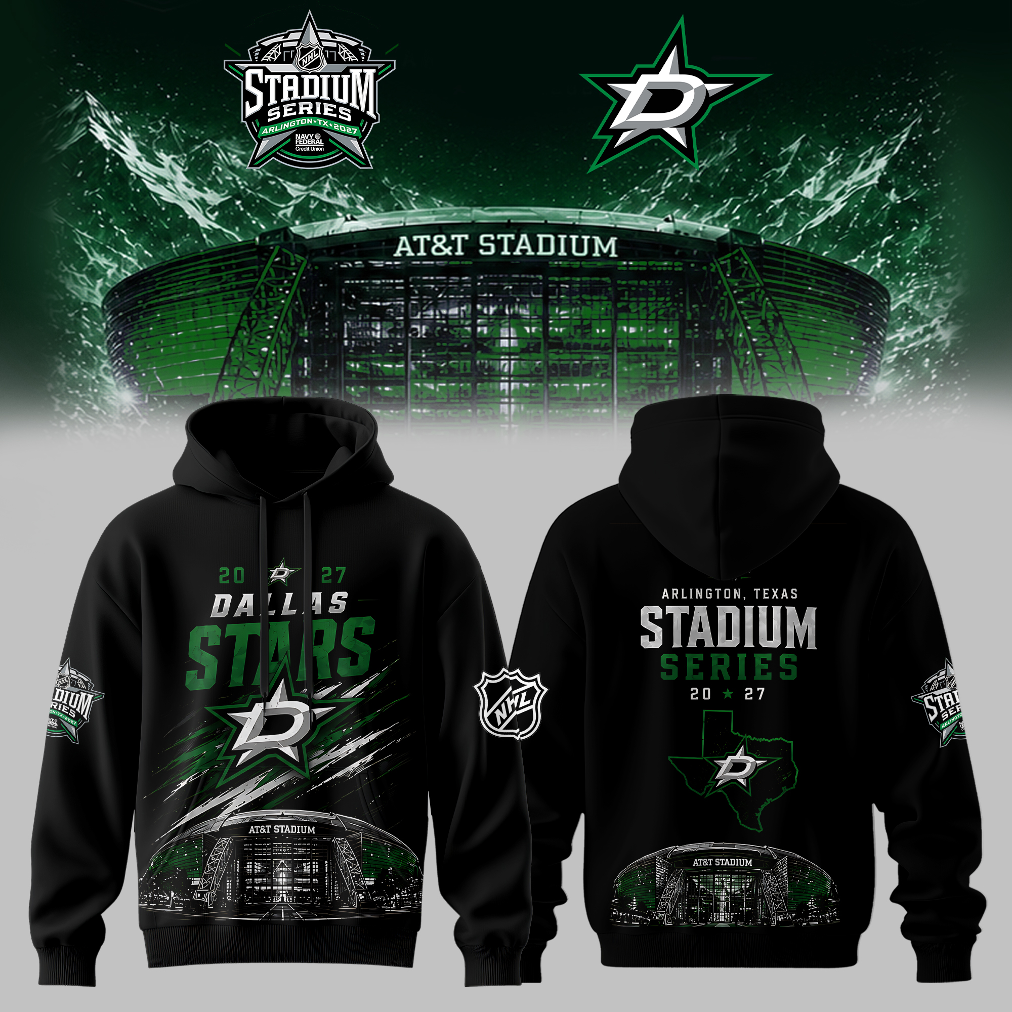 Dallas Stars Stadium Series 2027 Collector Hoodie Gifts For Fans
