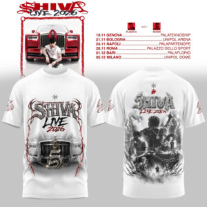 Shiva Live Tour 2026 Official Fan T-Shirt Edition