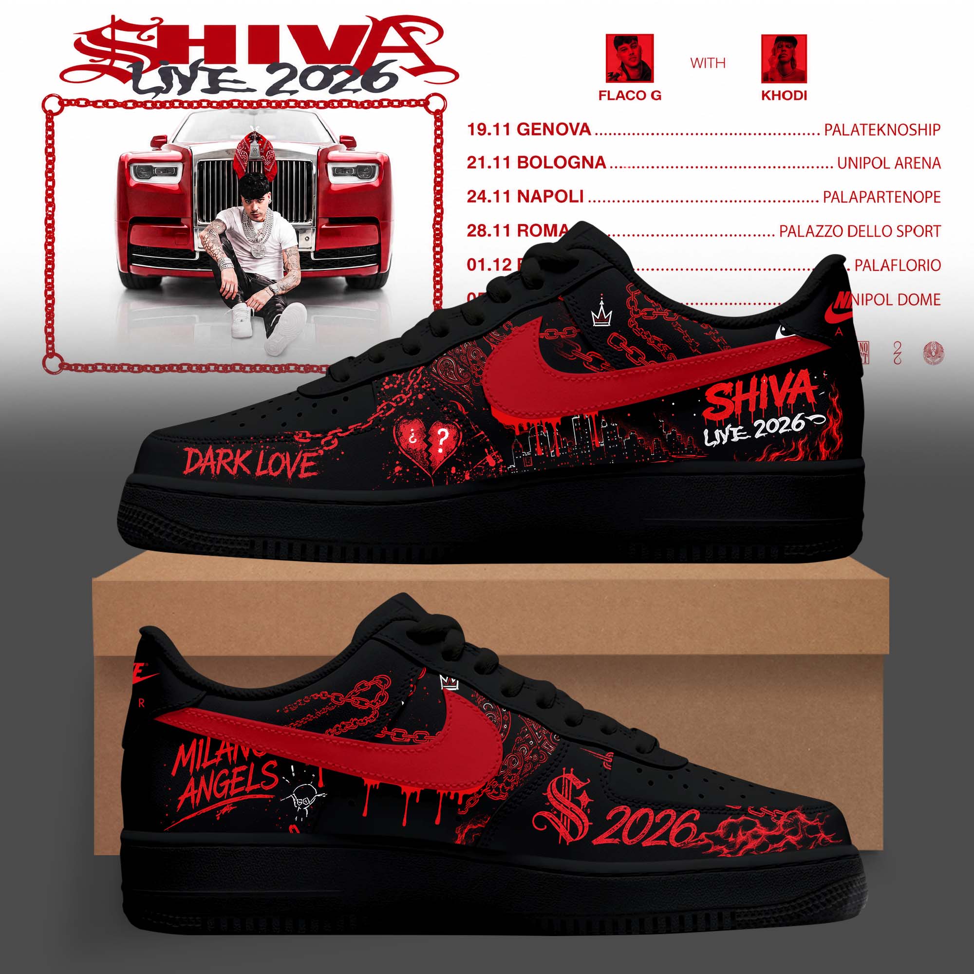 Shiva Live 2026 Limited Edition Sneakers Gift For Fans