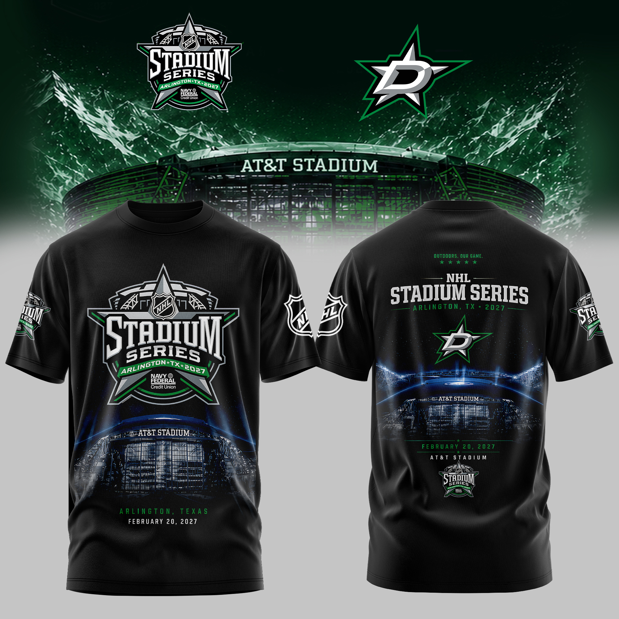 Dallas Stars Stadium Series 2027 Limited Edition T-Shirt Gifts For Fans