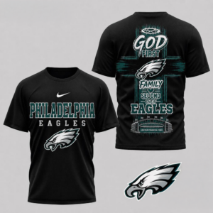 Philadelphia Eagles Nfl Faith Family Team Pride 3D Performance Shirt Football Fan Collection Christian Sports Gift