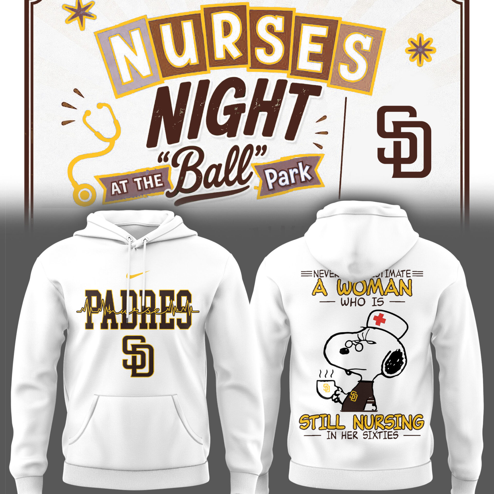 San Diego Padres Nurse Night Special Edition Hoodie Gift For Fans