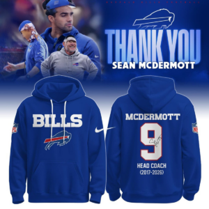 Buffalo Bills X Thank You Coach Mcdermott Hoodie