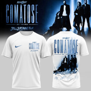 Skillet Comatose 20 Years Anniversary Graphic T-Shirt