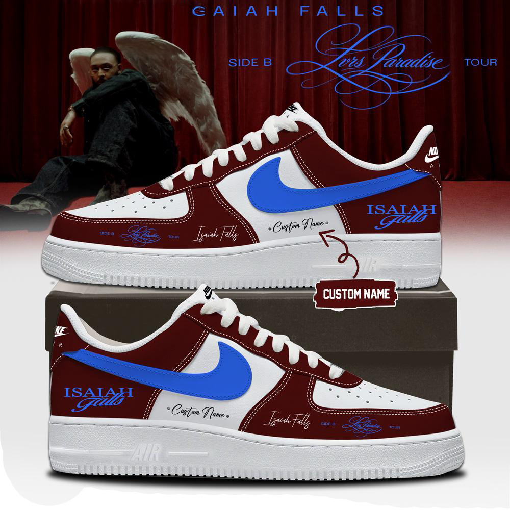 Isaiah Falls Lvrs Paradise Side B Tour 2026 Red Air Force 1 Premium Edition