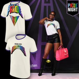 Golden State Valkyries Pride Night Graphic T-Shirt