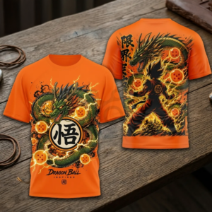 Dragon Ball Z Shenron Anime Fan Graphic T-Shirt