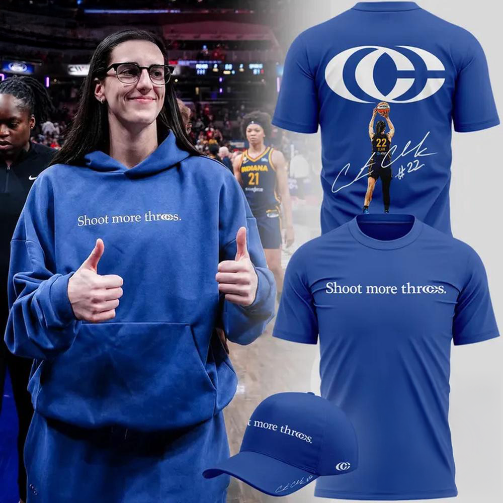 Caitlin Clark Shoot More Threes Graphic T-Shirt