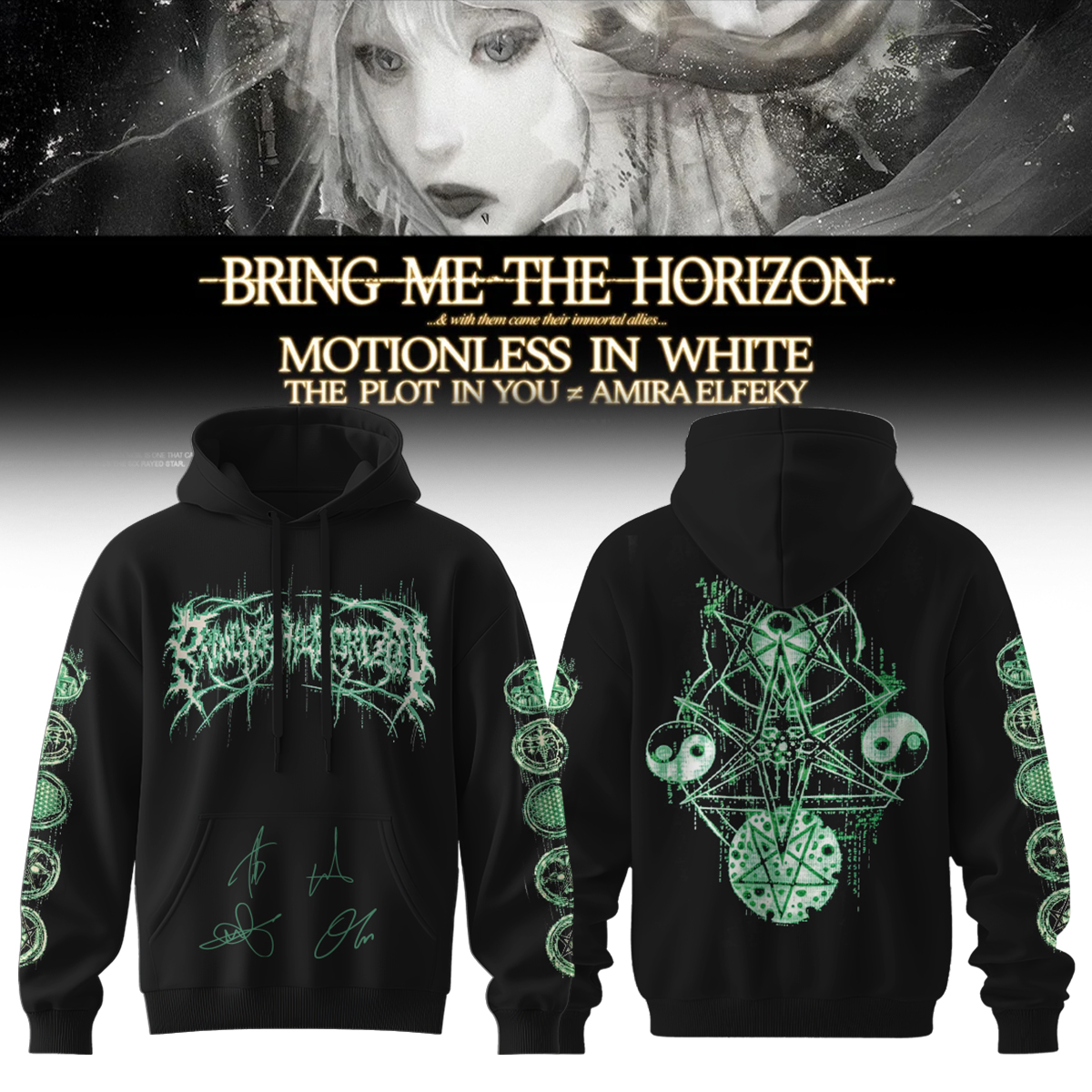 Bring Me The Horizon Ascension Program Tour Graphic Hoodie