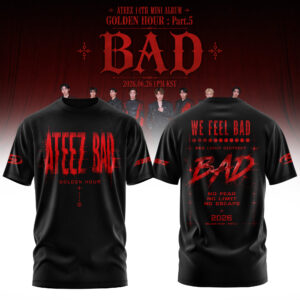 AT-Shirtz Crimson Chaos Kpop Fan T-Shirt