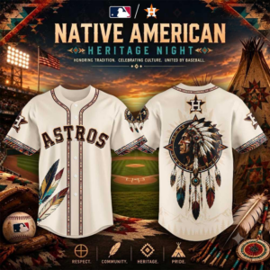 Houston Astros Native American Heritage Night Baseball Jersey