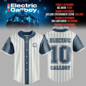 Electric Callboy Tanzneid Australia Tour Baseball Jersey