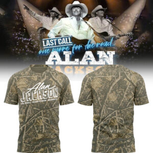 Alan Jackson Last Call Tour 2026 Country Music Graphic T-Shirt