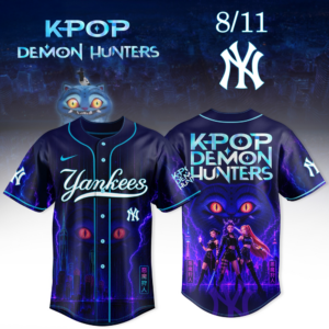 New York Yankees Kpop Demon Hunters Night Baseball Jersey