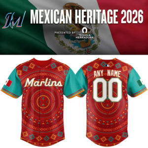 Miami Marlins Mexican Heritage Baseball Jersey