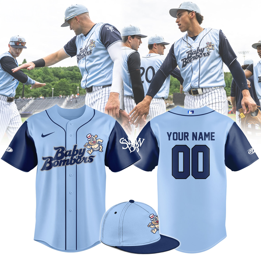 Scranton Railriders Baby Bombers Baseball Jersey