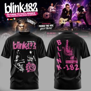 Blink182 Europe Tour Music Lover T-Shirt