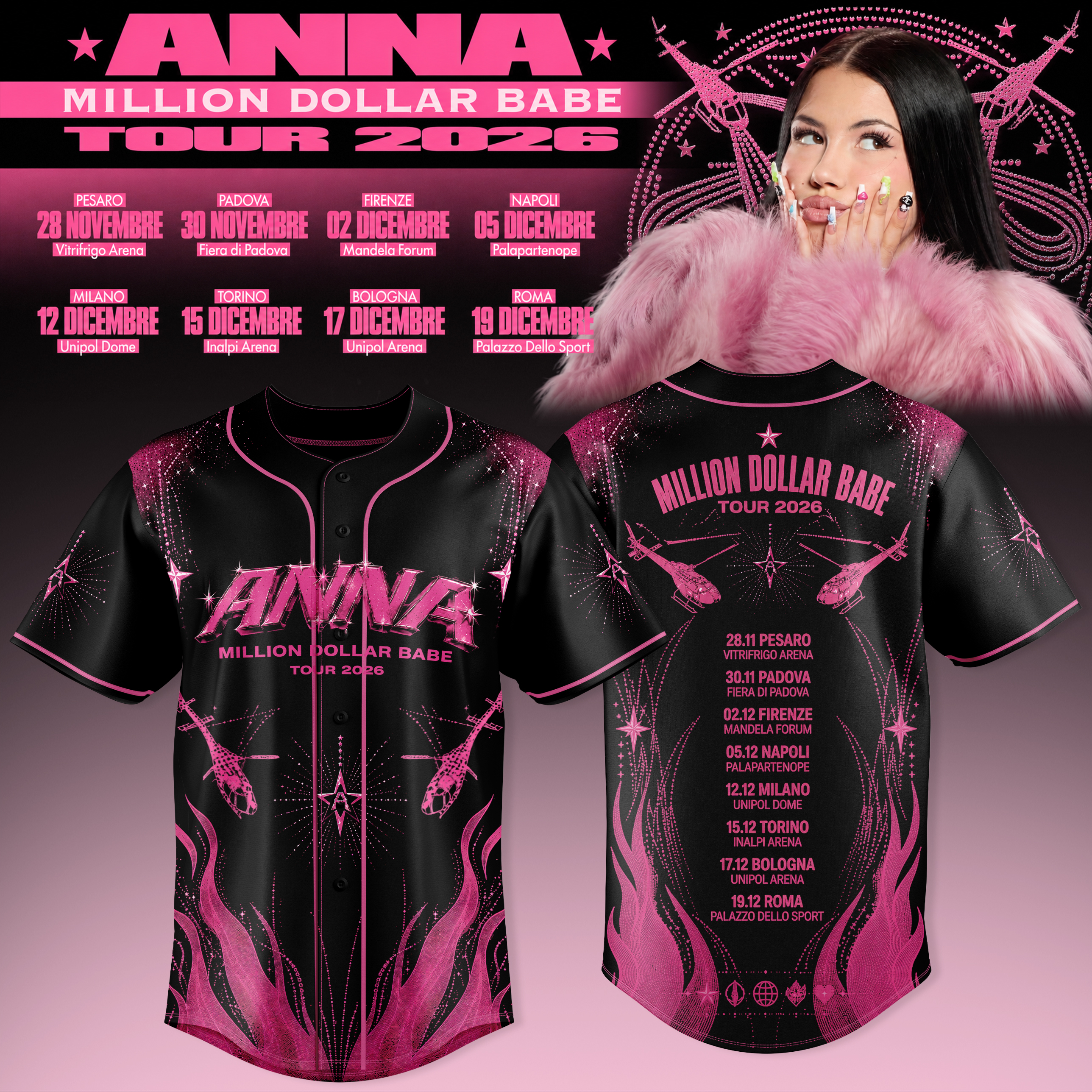 Million Dollar Babe Tour Stadium Edition Jersey