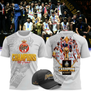 As Monaco Betclic Elite Champions Graphic T-Shirt