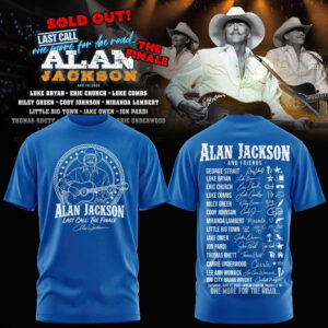 Alan Jackson Farewell Tour 2026 Country Music Retro T-Shirt