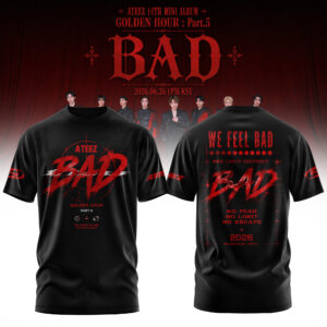Ateez Bad Era Tour Graphic T-Shirt