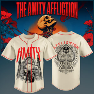 The Amity Affliction Gothic Cathedral Jersey Alternative Metal Band Pullover Jersey Concert Merch Fan Gift