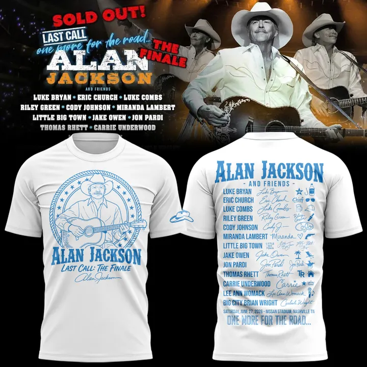 Alan Jackson Farewell Celebration Country Fan Graphic T-Shirt