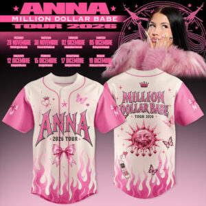 Million Dollar Babe Tour Live Concert Baseball Jersey