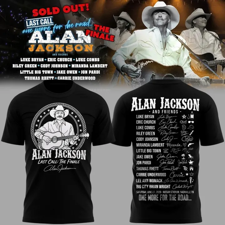 Alan Jackson Last Call Tour Collector Edition T-Shirt