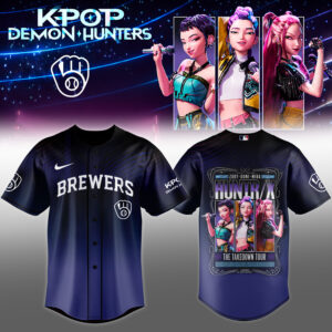 Milwaukee Brewers X Kpop Demon Hunters Nights Baseball Jersey