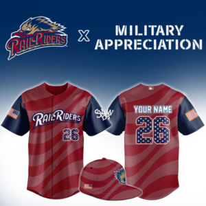 Scranton Railriders Military Appreciation Baseball Jersey
