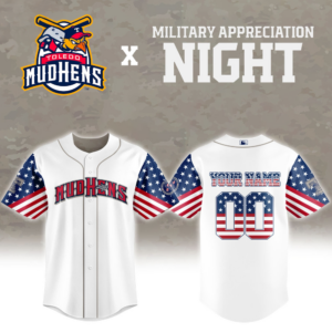 Toledo Mud Hens Military Appreciation Night Limited Baseball Jersey