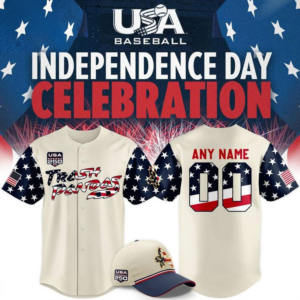 Rocket City Trash Pandas Independence Day 2026 Custom Baseball Jersey