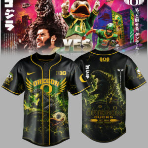 Oregon Ducks X Godzilla Game Day Collector Jersey