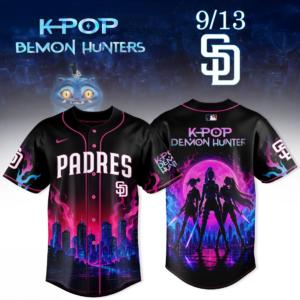 San Diego Padres Kpop Demon Hunters Night Baseball Jersey