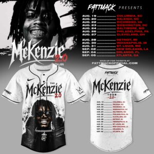 Mckenzie 2.0 No Mercy Tour Baseball Style Jersey